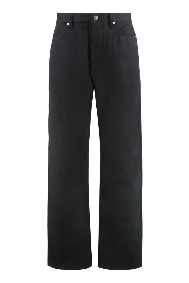 【関税＆送料込み】Jil Sander Black Cotton Jeans Black Jil Sander Jeans for Men | Lyst
