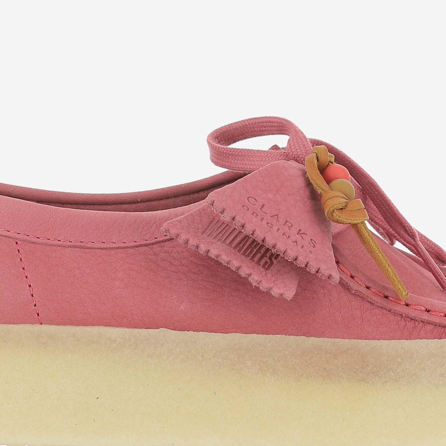 Clarks Leather Flat Shoes in Pink Nubuck (Red) - Save 16% | Lyst