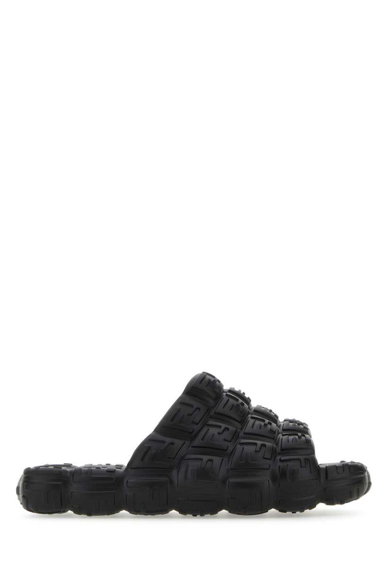 Fendi Domino Cloud Rubber Slide in Black for Men Lyst
