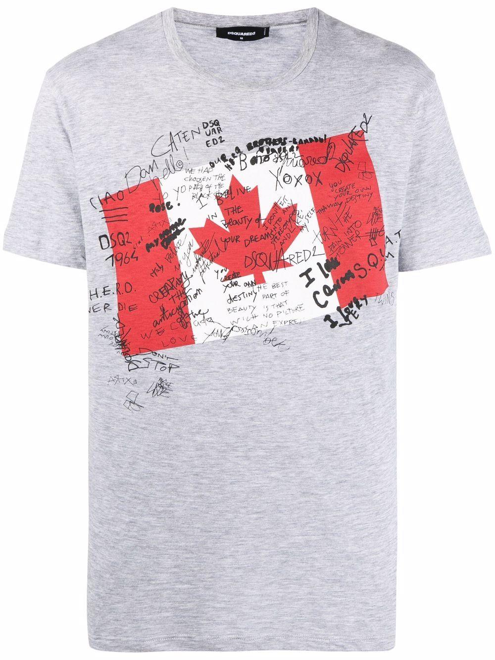 dsquared t shirt grey
