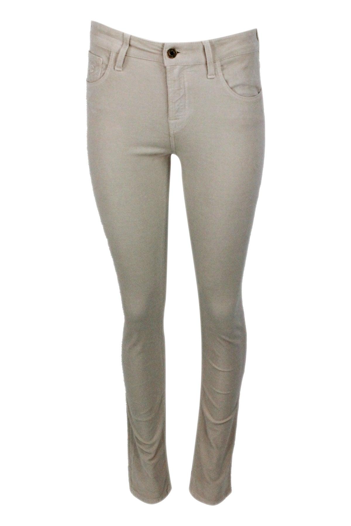 Jacob Cohen Denim Trousers Nn236 in Green Womens Clothing Trousers Slacks and Chinos Skinny trousers 