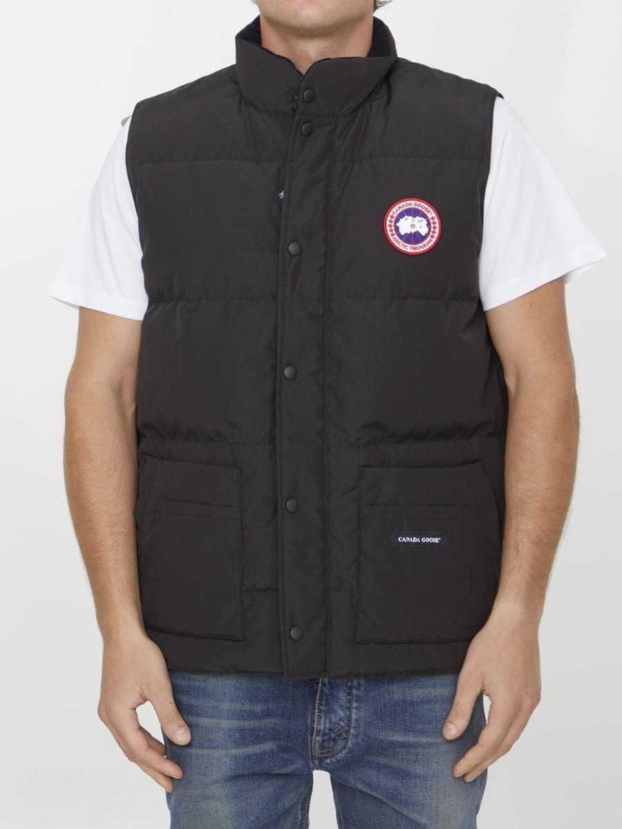 Canada Goose Freestyle Crew Vest in Black for Men | Lyst