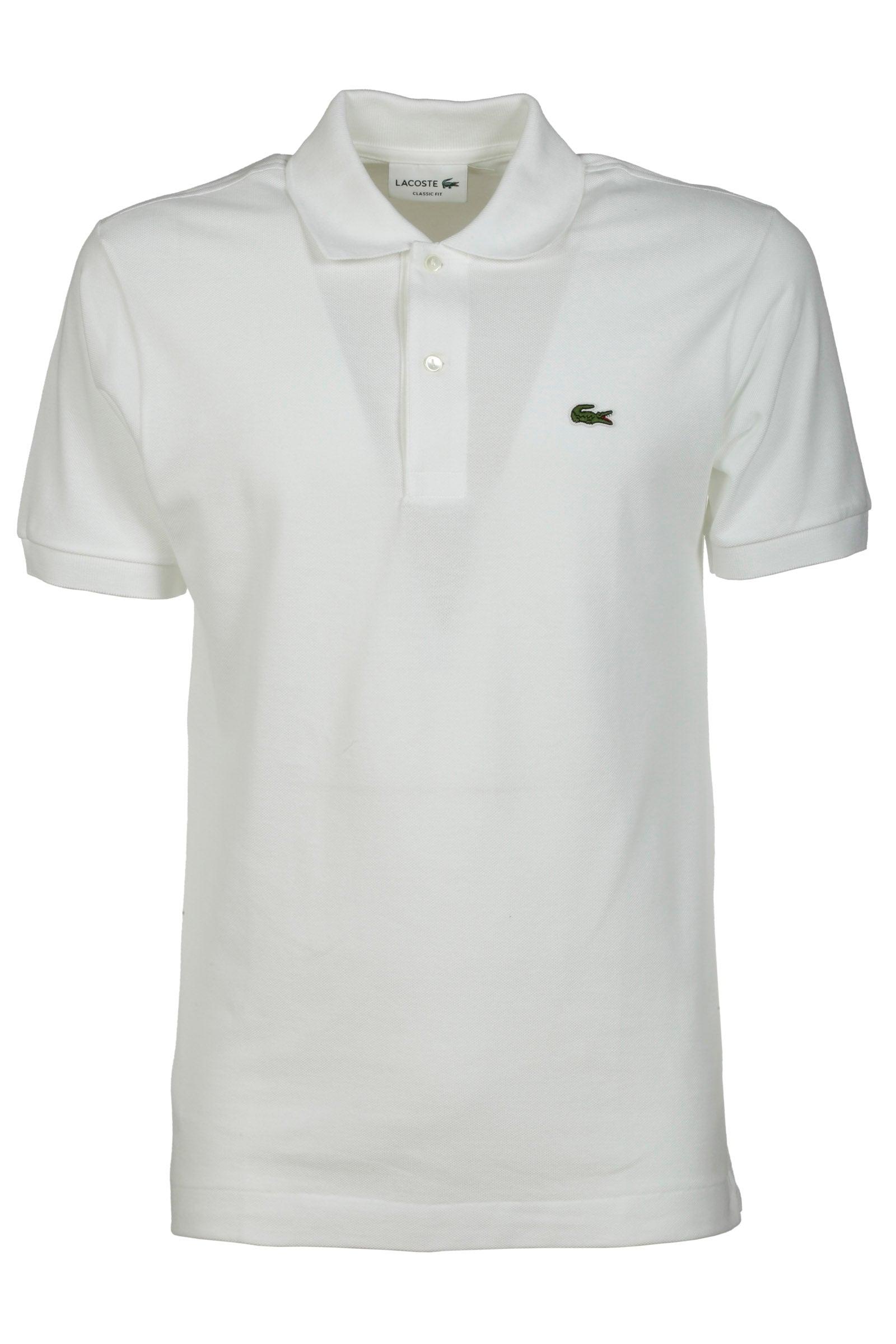 Lacoste Cotton Logo Embroidered Polo Shirt in White for Men - Save 6% |  Lyst Canada