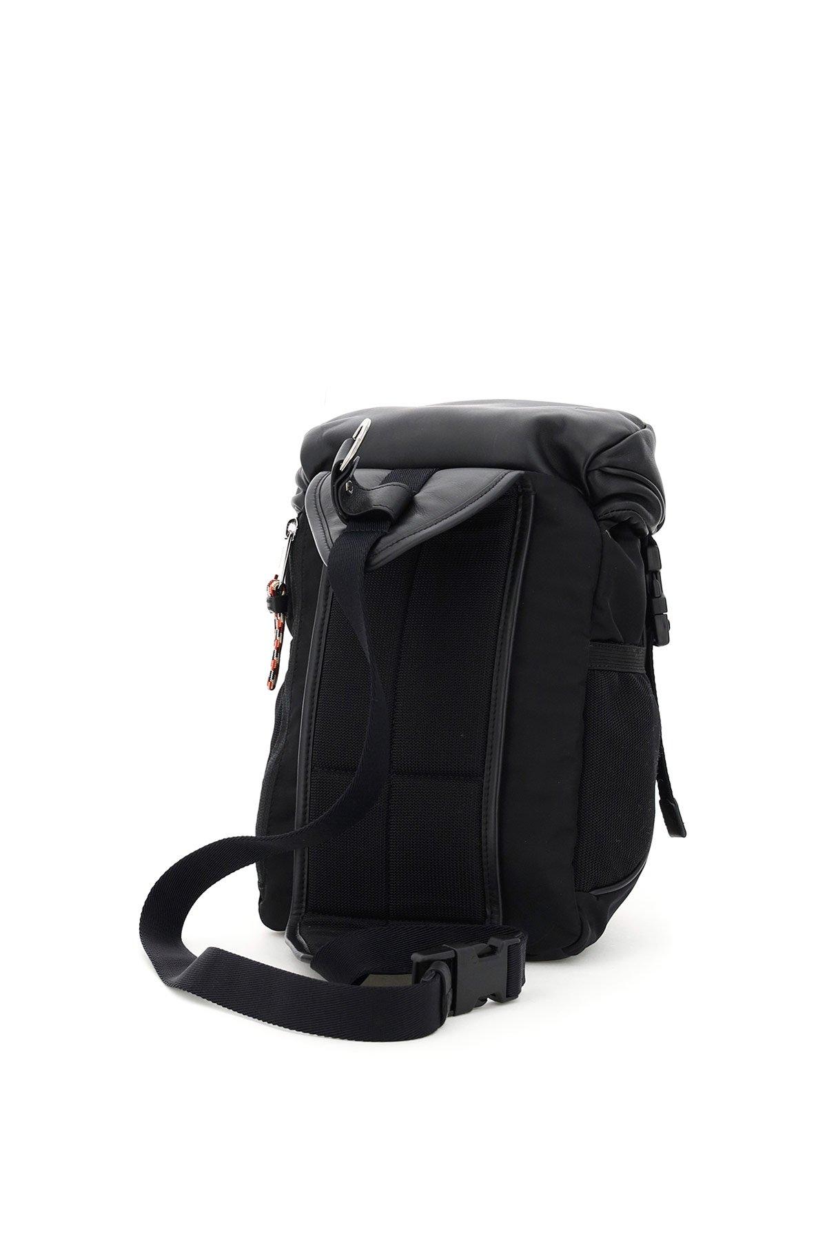 black one strap backpack