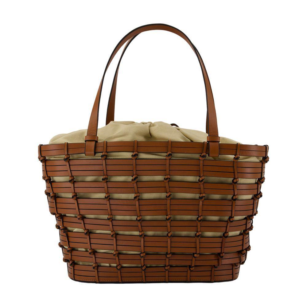 ショルダーバッグ・ポシェット Vanessa Bruno Panier Shoulder Bag - Leather - Brown Vanessa Bruno Panier Shoulder Bag in Brown | Lyst