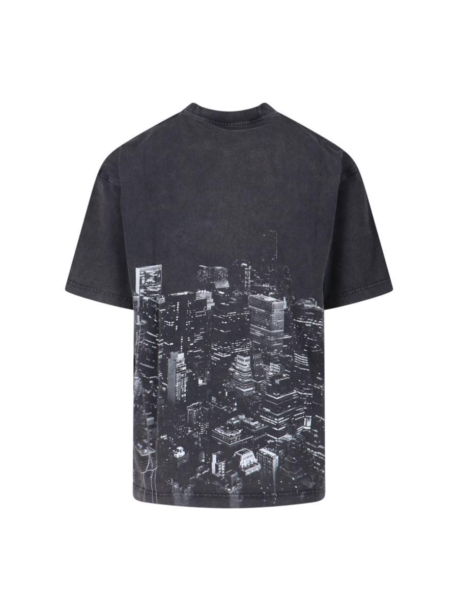 Tシャツ・カットソー ALEXANDER WANG Woman T-Shirt Black 4CC2251542 020A Printed T-shirt ALEXANDER WANG 4CC2251542 020A - Ancote