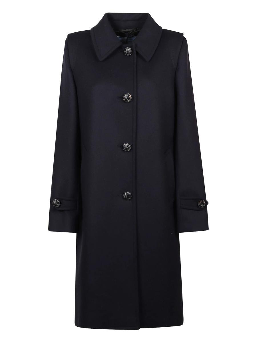 PRADA ネイビー 薄手コート 46　【6597ae85】 PRADA ネイビー 薄手コート 46 【6597ae85】