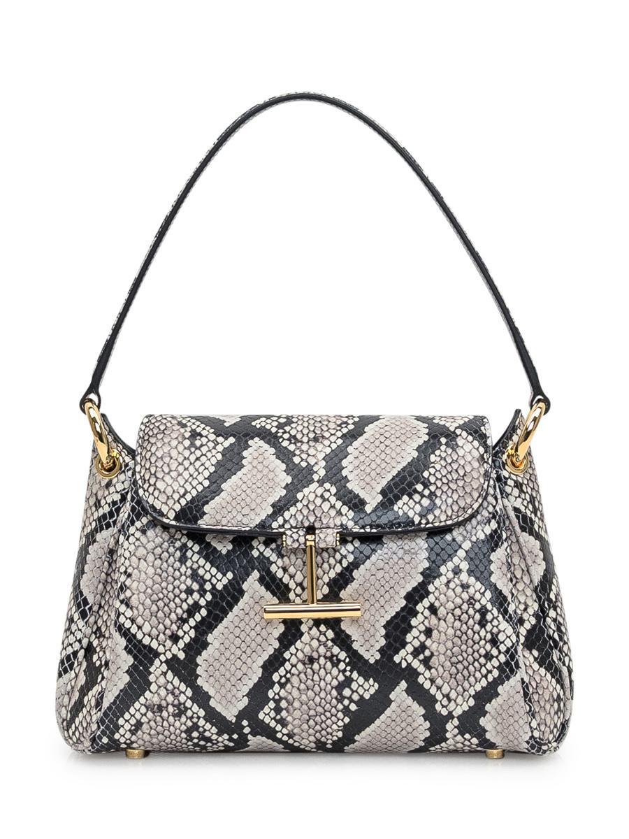 【関税&送料込み】Tom Ford Python Print Shoulder Bag Tom Ford Python Print Shoulder Bag in White | Lyst