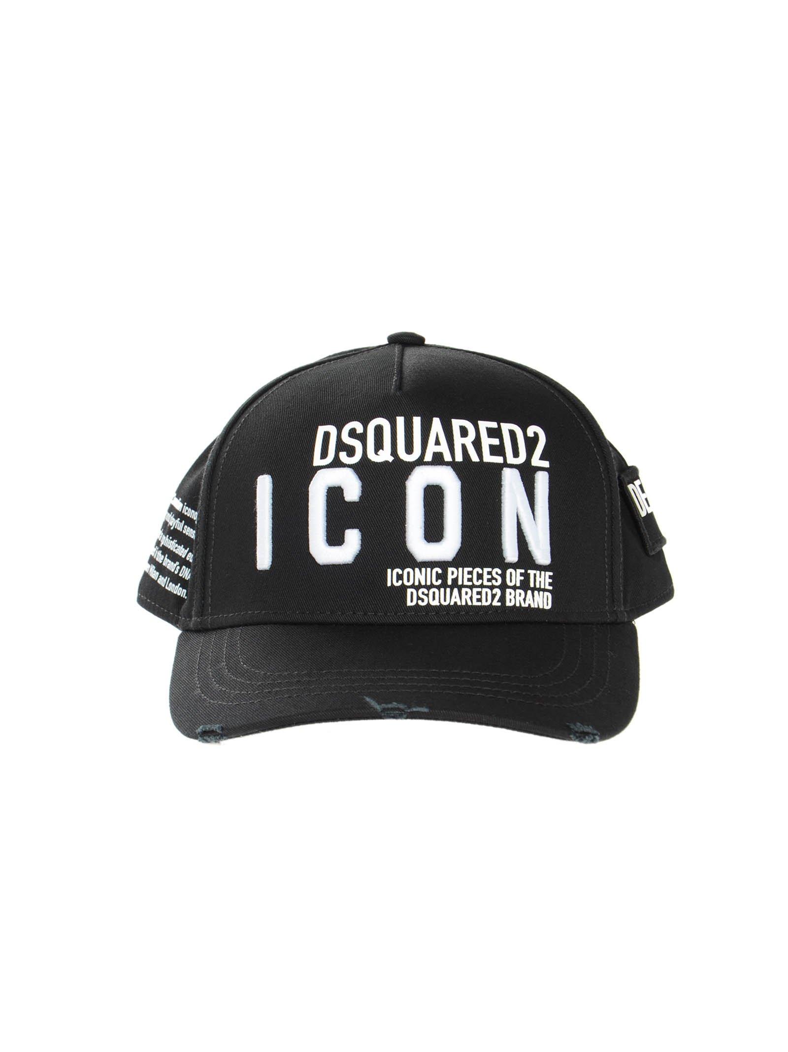 black dsquared cap