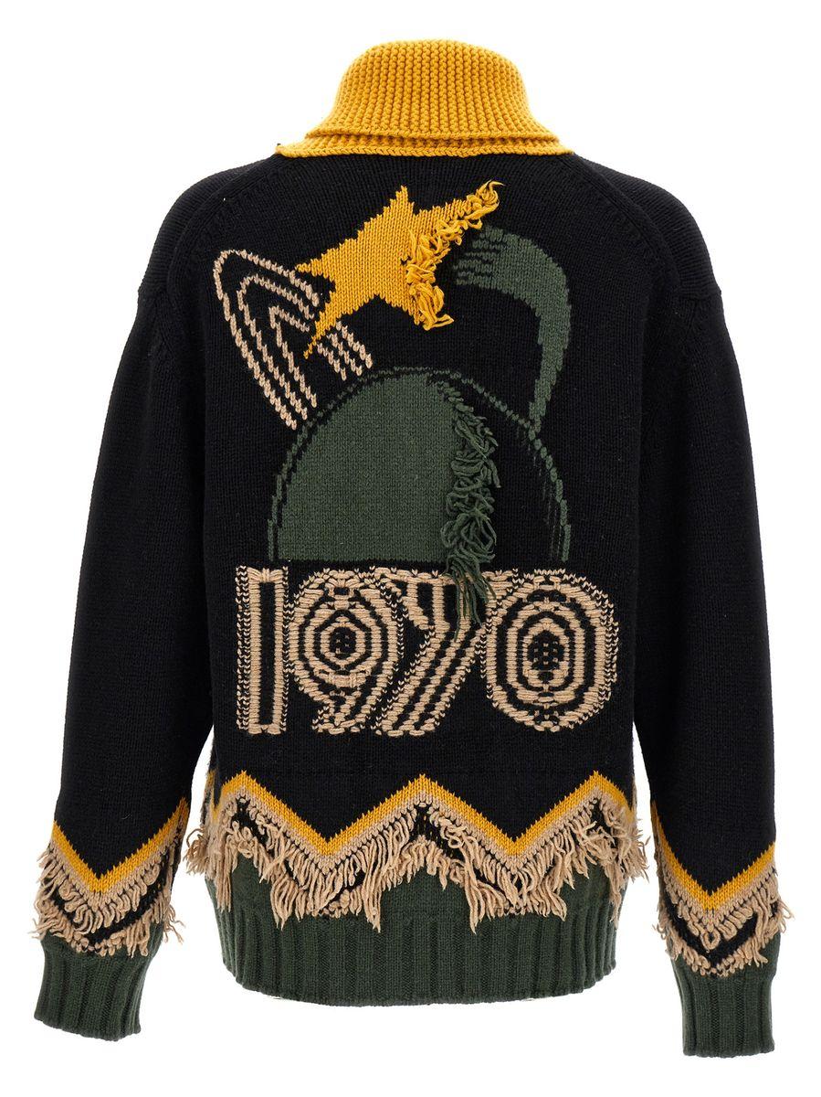 Black and gold kenzo sweater deals