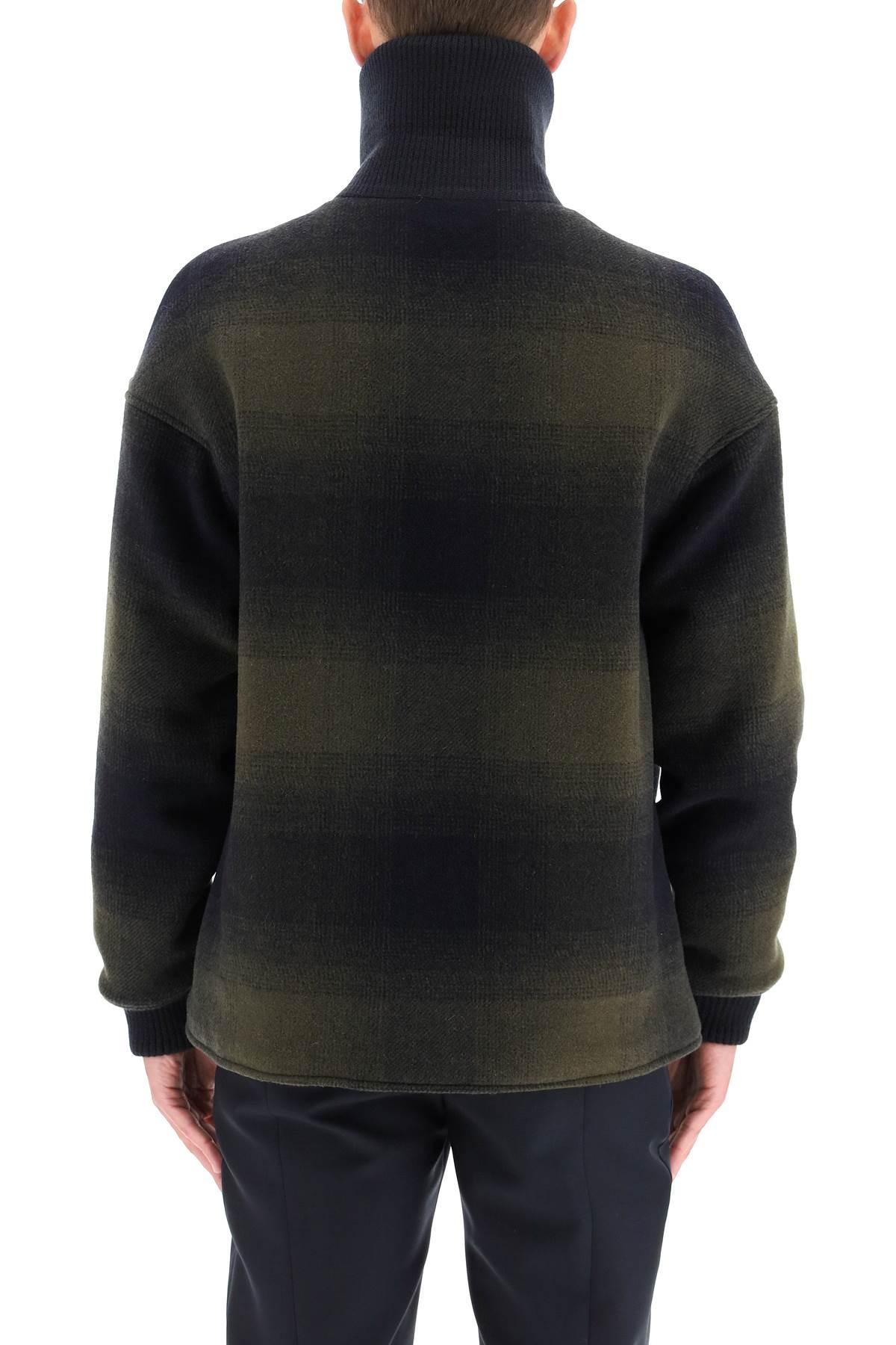Aspesi Reversible Wool Coat in Black for Men | Lyst