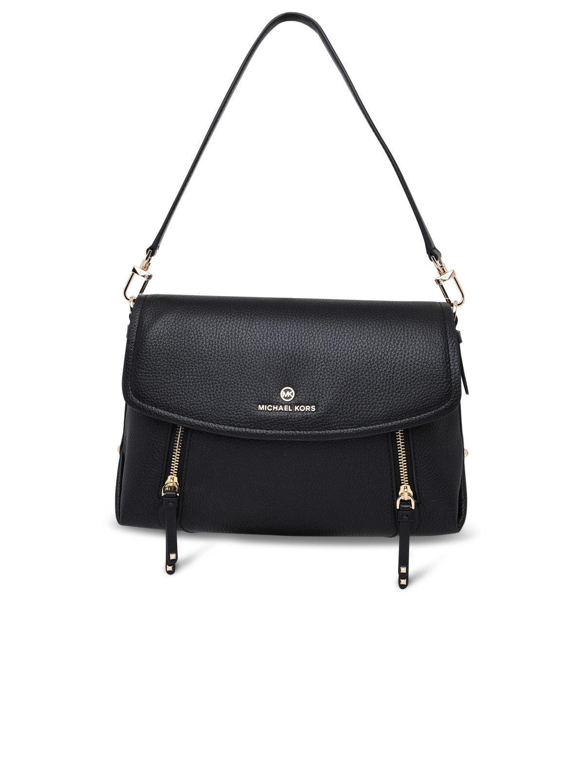 MICHAEL Michael Kors Borsa Brooklyn Flap In Pelle in Black