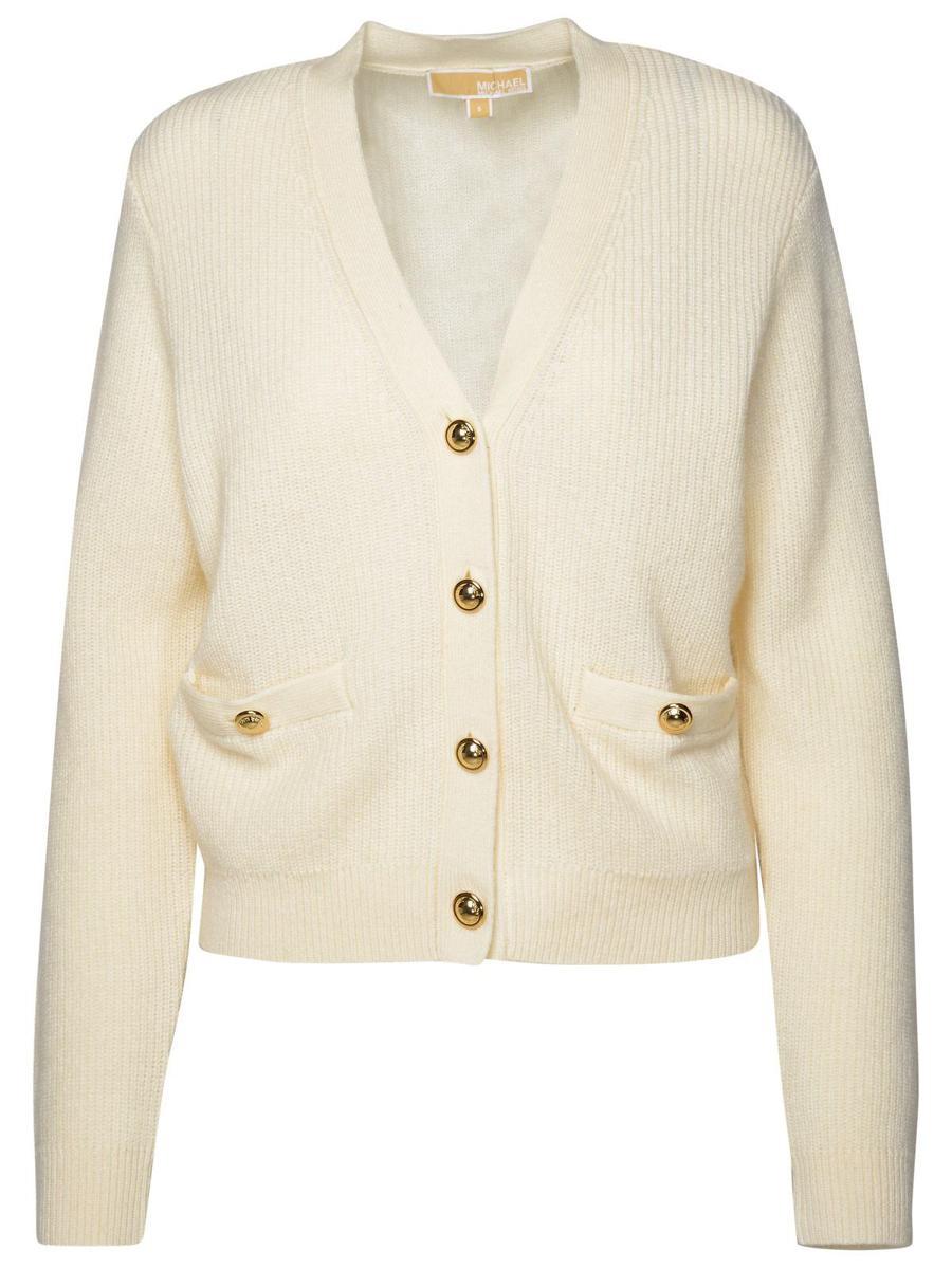 Michael kors oversized knit cardigan hotsell