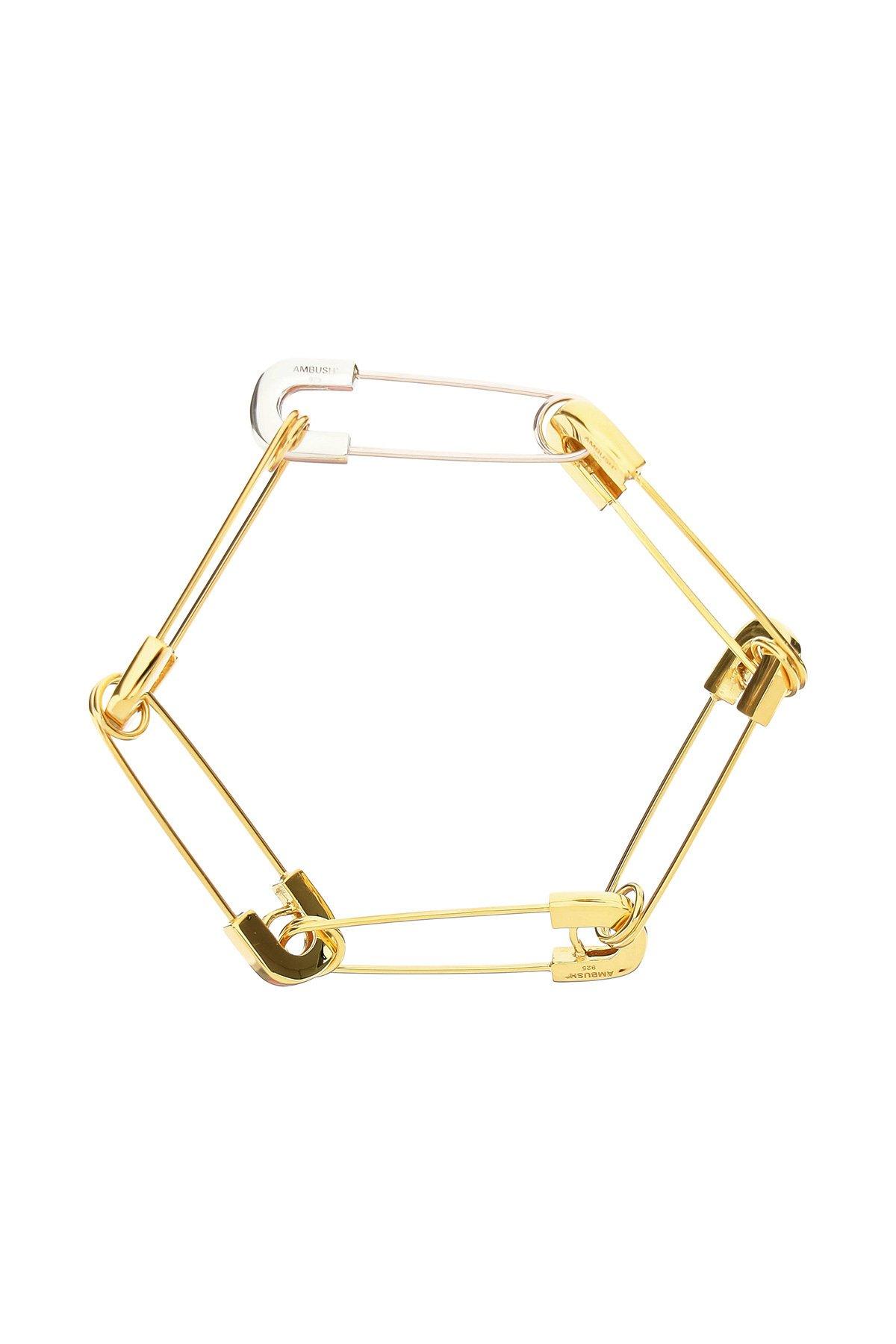 アクセサリー AMBUSH SAFETY PIN BRACELET Ambush Safety Pin Bracelet - Gold | Editorialist