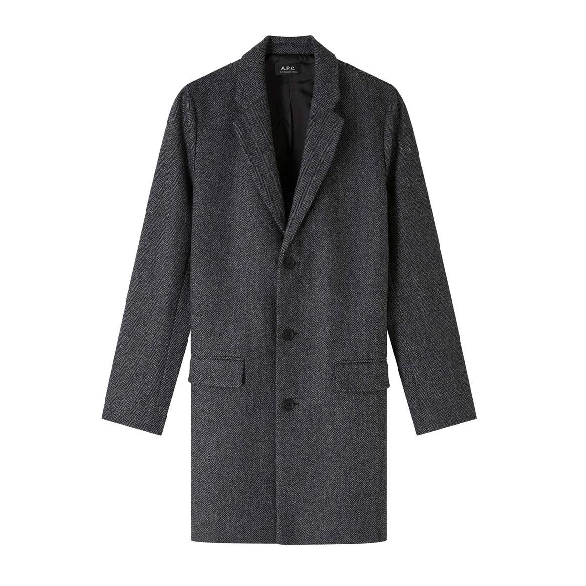 A.P.C. Manteau Visconti in Gray for Men Lyst