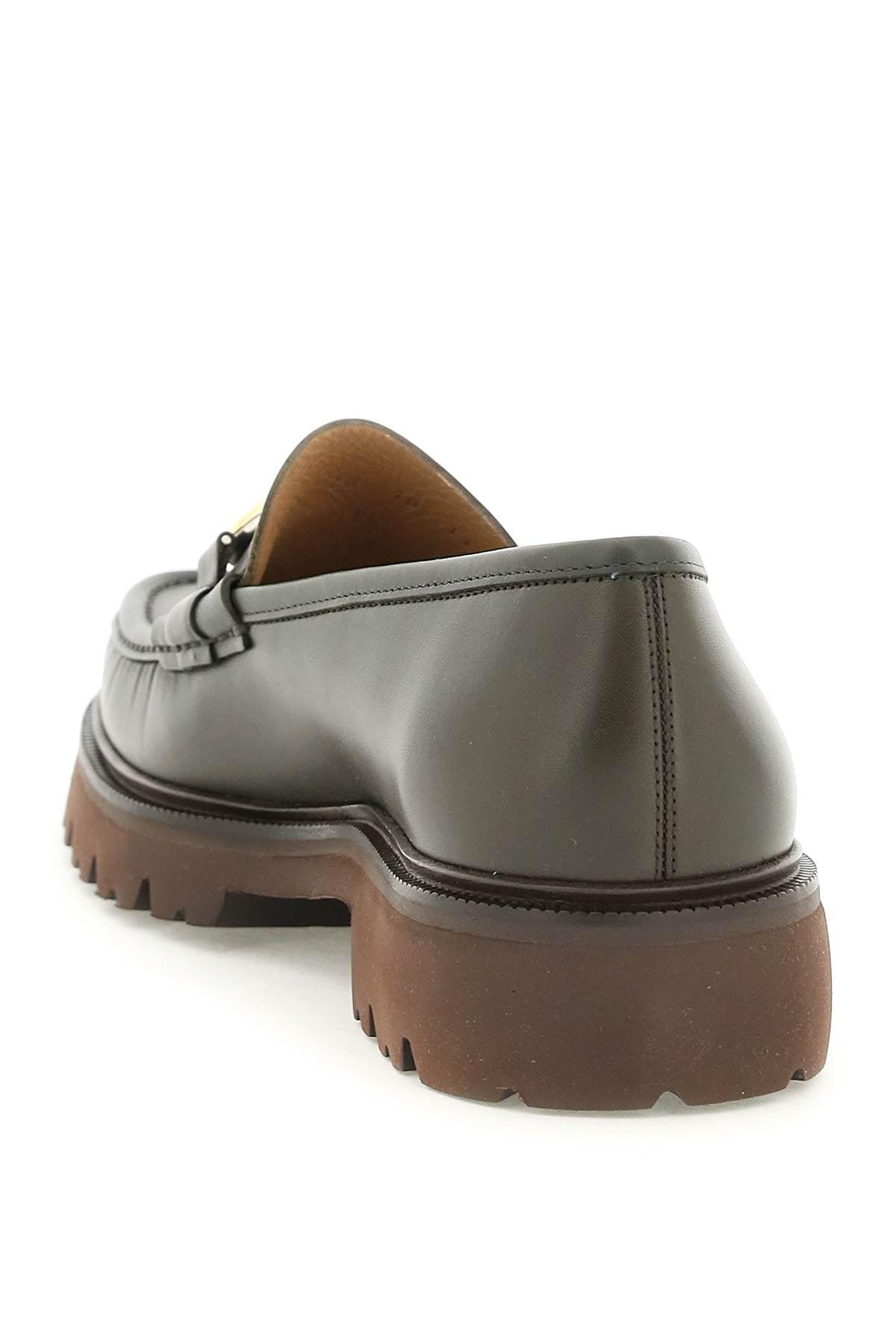 Ferragamo Bleecker Leather Loafers in 