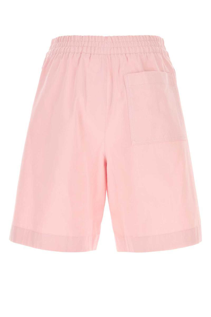 ショートパンツ BOTTEGA VENETA Pink Nappa Leather Bermuda Shorts Bottega Veneta Bottega Veneta Woman Pink Nappa Leather