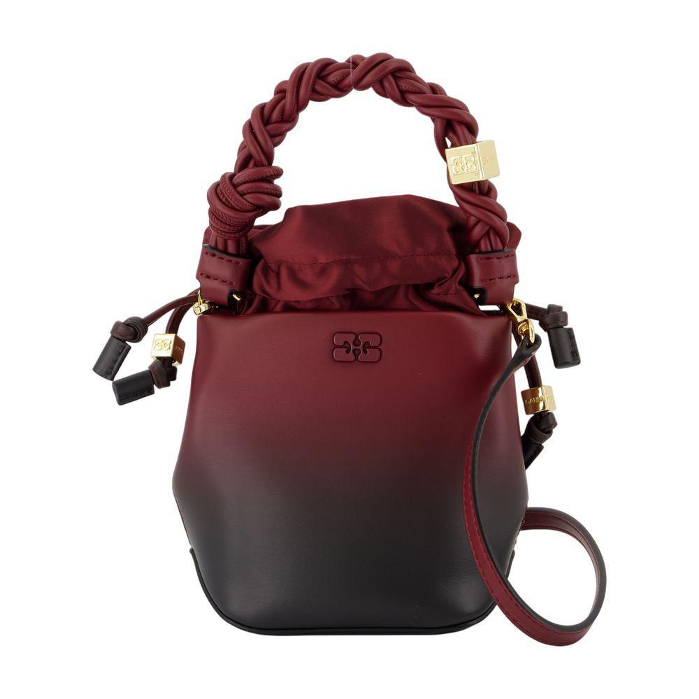 Ganni■Bou Bucket Mini Vichy Pouch / Red Bou Bucket Mini Vichy Pouch - Red Alert – Stable