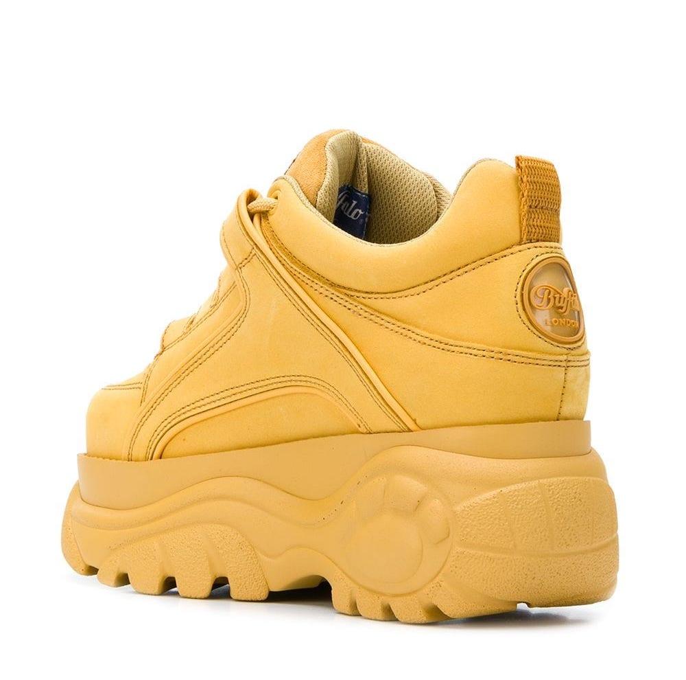 chunky trainers yellow