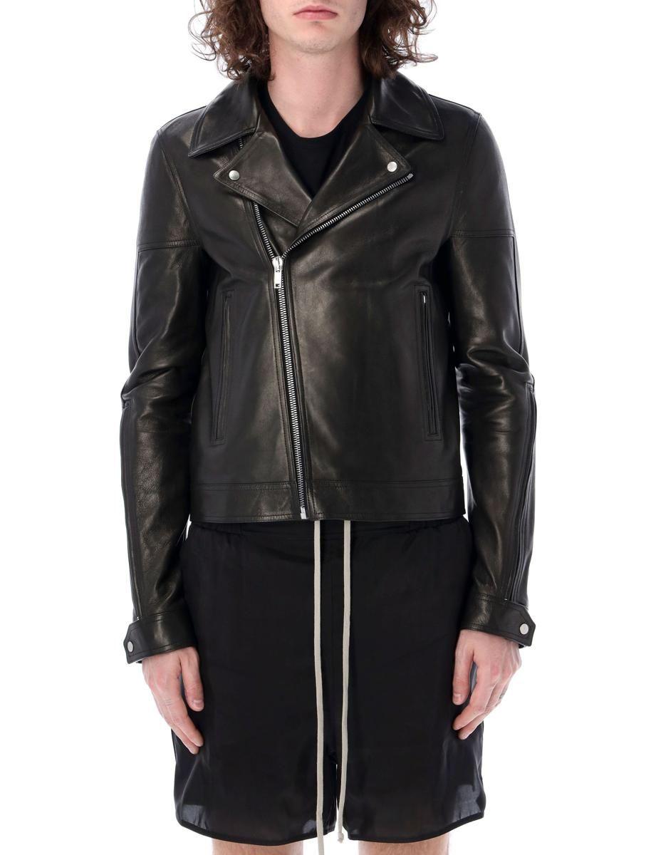 Rick Owens DRACUBIKER Leather Jacket