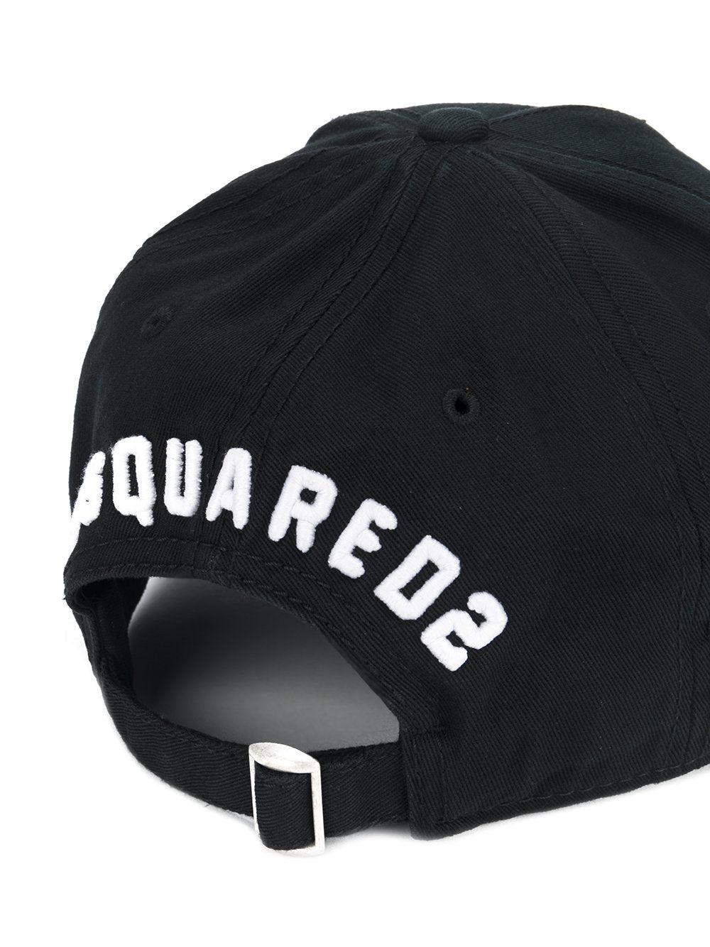 DSquared² Cotton Icon Cap in Black for 