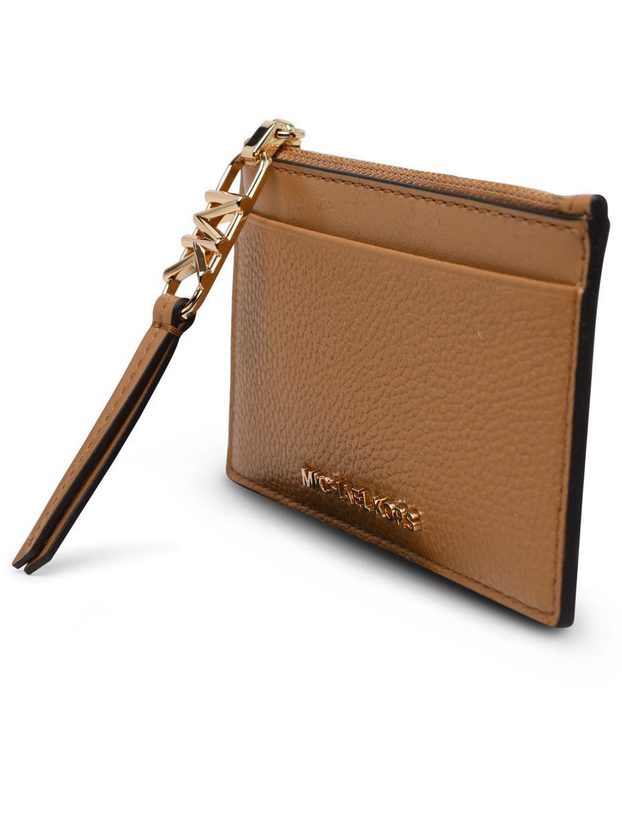 Michael kors peanut wallet sales