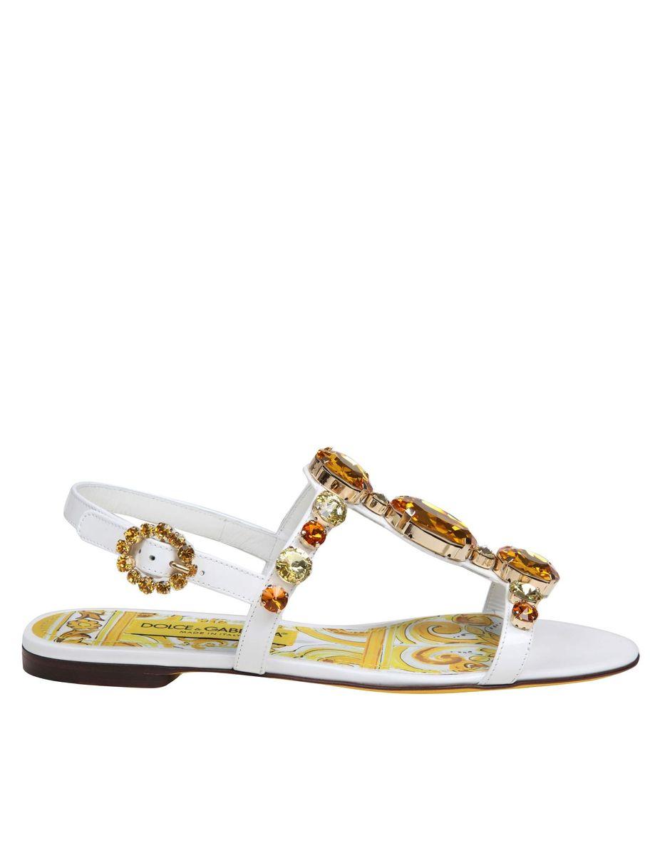 Dolce gabbana flat sandals new arrivals