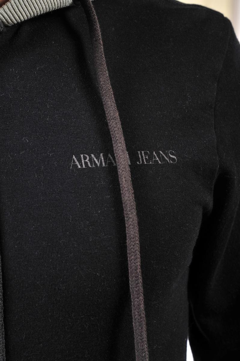 Armani Jeans Aj Sweatshirt Hoodie in Black for Men | Lyst