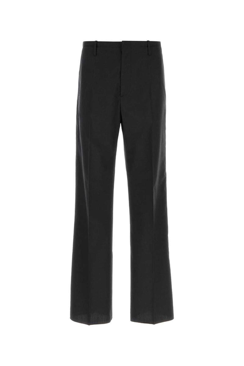 パンツ Bottega Veneta 21ss SF slacks BLACK BOTTEGA VENETA Paneled leather straight-leg pants | NET-A-PORTER