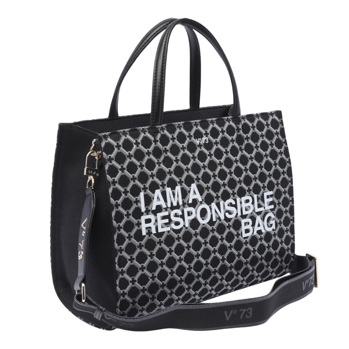 トートバッグ V73 Women Bags 73BS6AF01 NERO Black V73 Bags in Black | Lyst