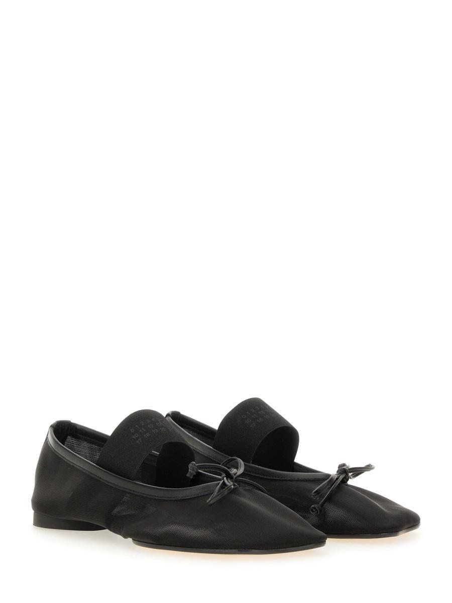 ◆MM6 Maison Margiela◆Anatomic フラットサンダル/Black◆ MM6 Maison Margiela anatomic-toe Leather Slippers | Black