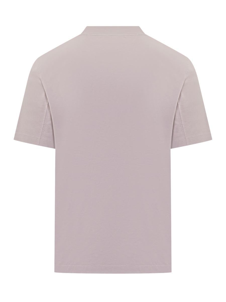 Brunello Cucinelli T-Shirt in Pink for Men | Lyst