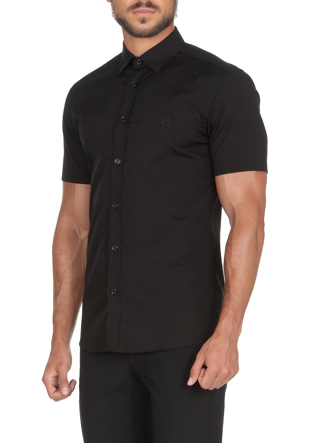 Burberry Shirts Black for Men | Lyst