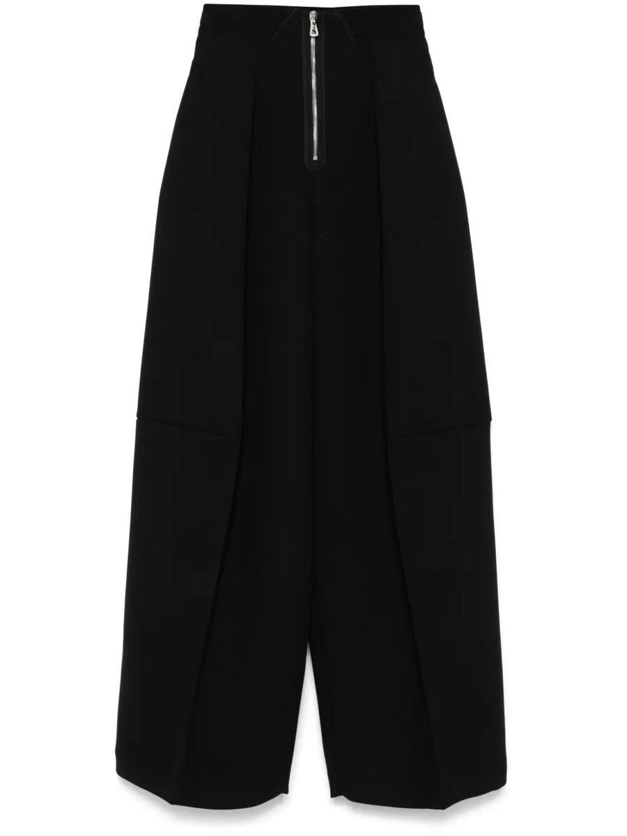 パンツ JeanPaul GAULTIER SS25 Black crepe pant (FPA187C081 00) The Crepe Pants (25-33-F-PA187-C081-BLACK)