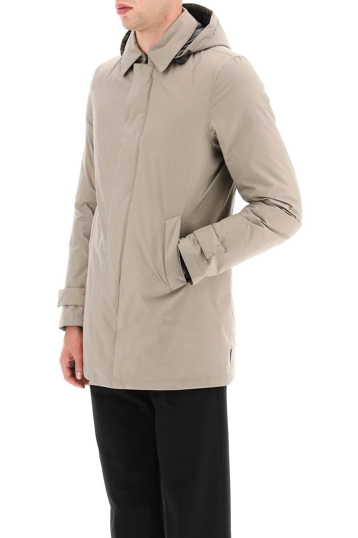 Herno Laminar Laminar Padded Carcoat In Gore-tex 2l in Gray for 