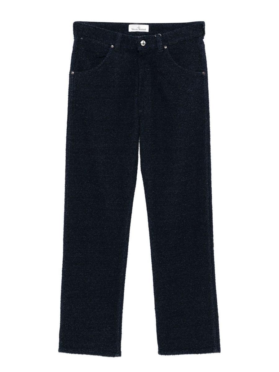 パンツ VIVIENNE WESTWOOD Woman Pants Blue 1F010008W00FC X402SI Vivienne Westwood Blue Pants - Blue - Women | 1F010008W00FCX402