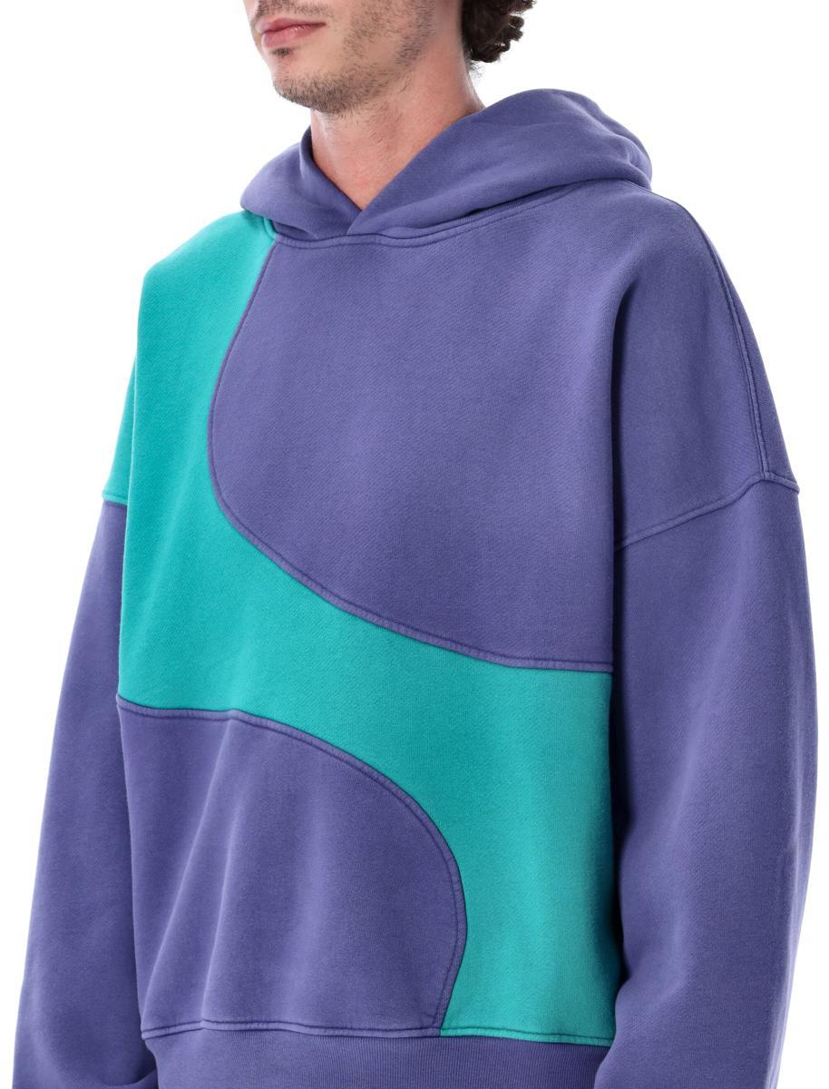 ERL UNISEX SWIRL PREMIUM FLEECE HOODIE ERL Men's Swirl Premium