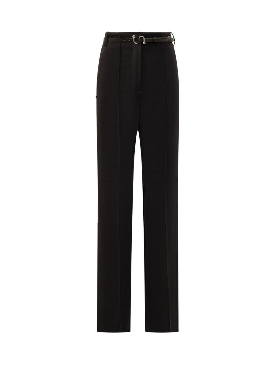 パンツ SPORTMAX Women Straight Pants MARCHE003 Black Sportmax Marche straight-leg Trousers | Black | FARFETCH
