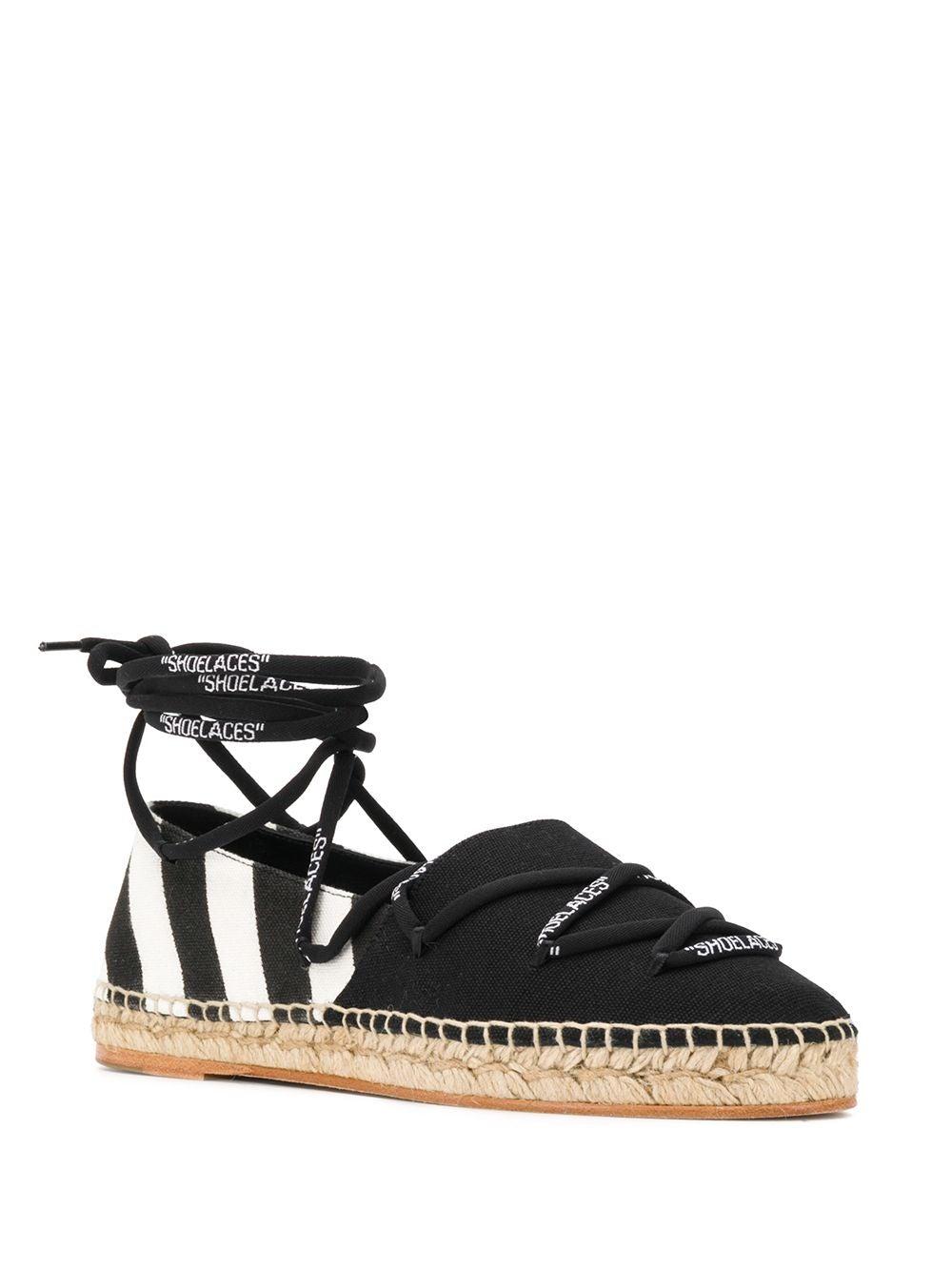 off white flat shoes