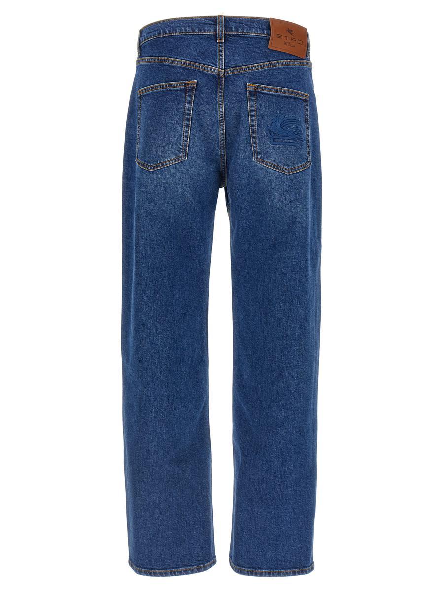 【関税&送料込】Etro Denim Jeans FLARED JEANS WITH FLOWER AND BEE PRINT | Denim | ETRO
