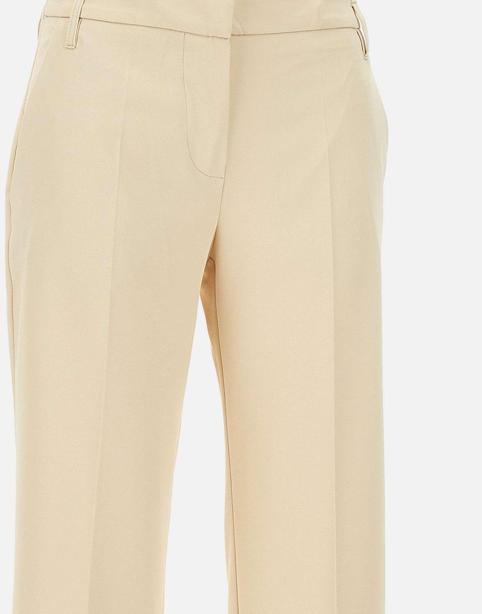 パンツ KAOS Women Straight Pants QP1CO050 1004 Beige Kaos Pants for Women | Online Sale up to 72% off | Lyst
