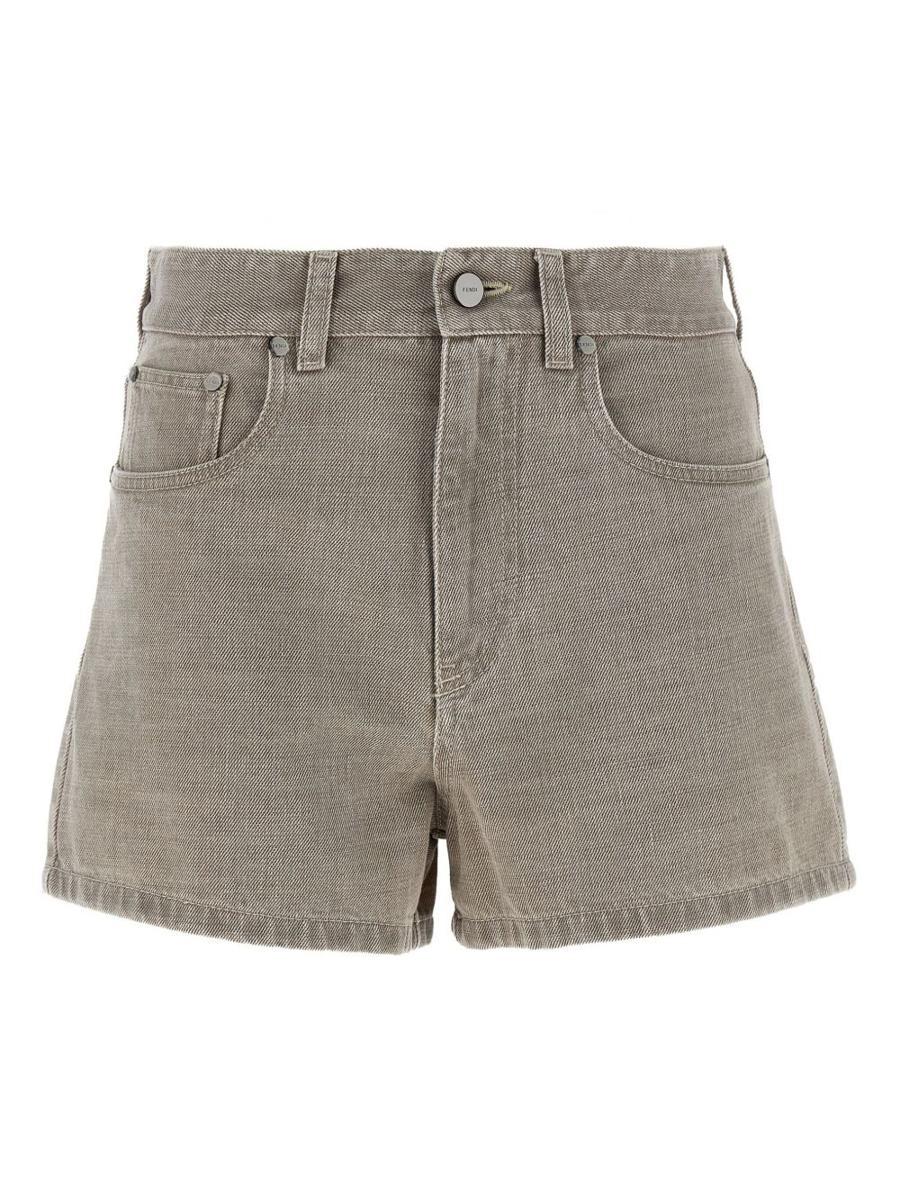 Gray Fendi Shorts for Women | Lyst