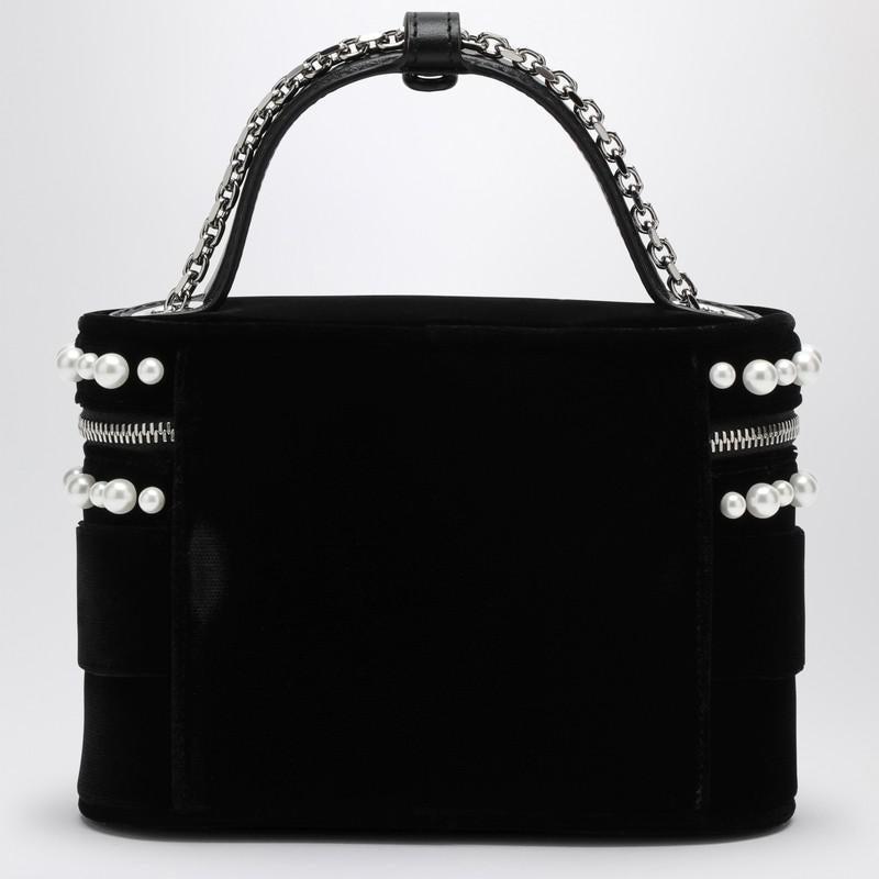 Roger Vivier Velvet Vanity Bag With Beads And Rhinestone