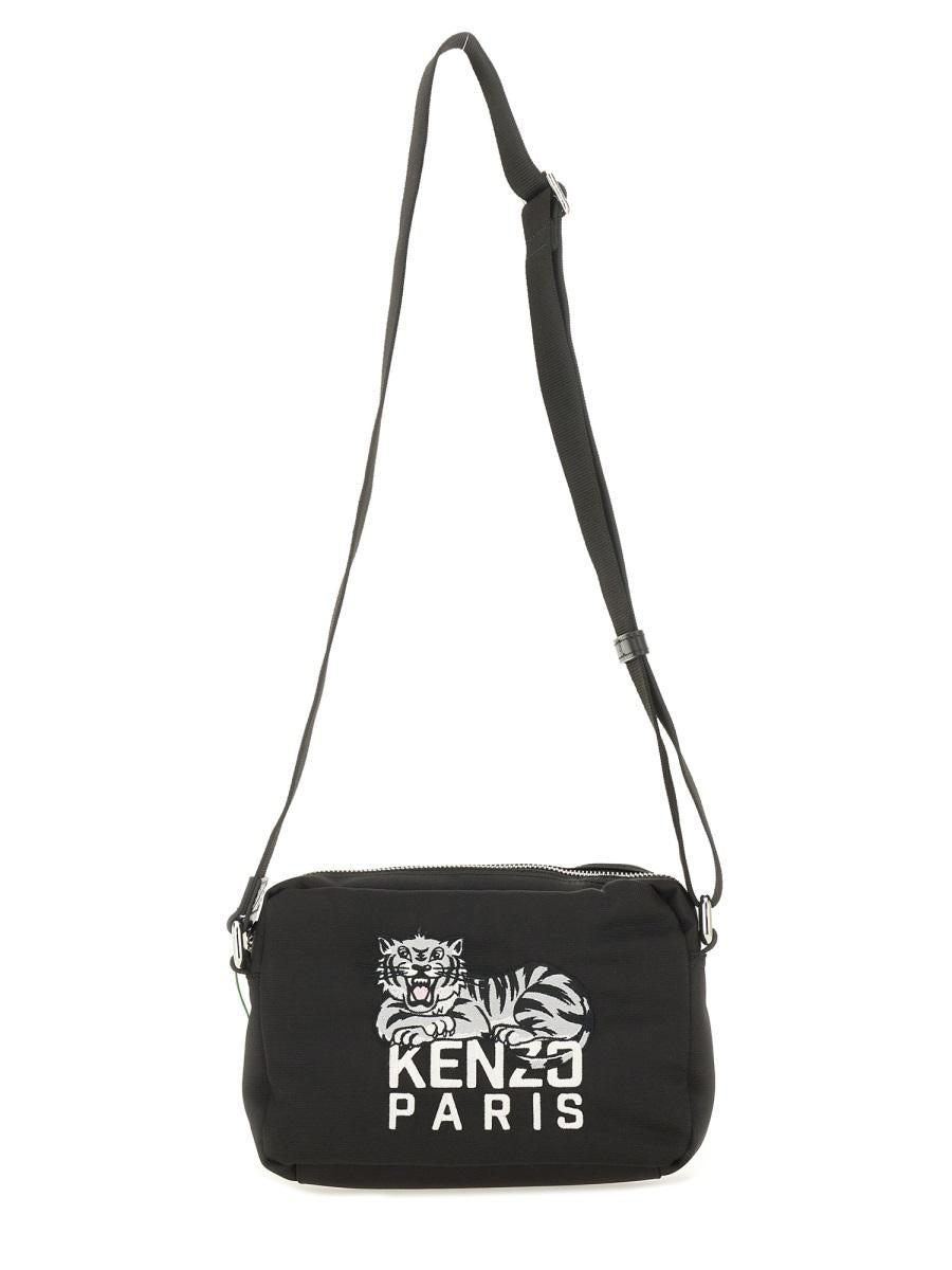 KENZO  メッセンジャーバッグ KENZO 刺繍 タイガー メッセンジャーバッグ - メルカリ