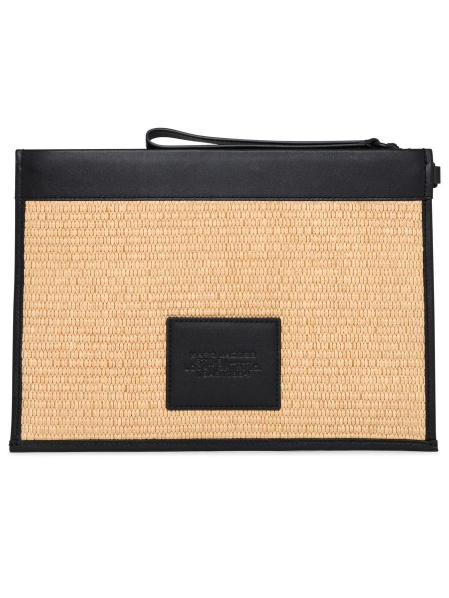 Marc Jacobs Beige Fabric The Pouch Clutch Bag in Natural