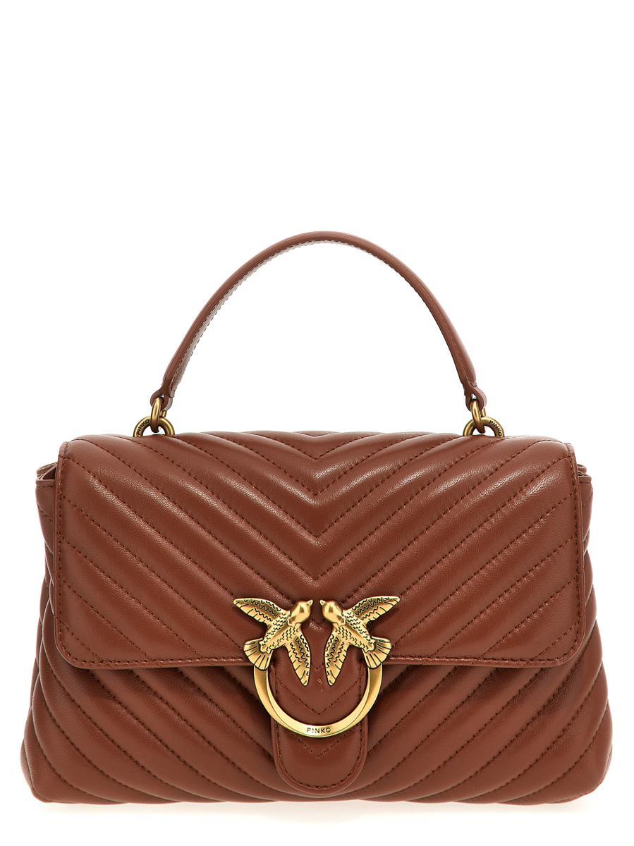 トートバッグ PINKO 'Love Lady Puff Classic' handbag (100043A0GK L84Q) PINKO BAG - CLASSIC LADY LOVE BAG PUFF CHEVRON 