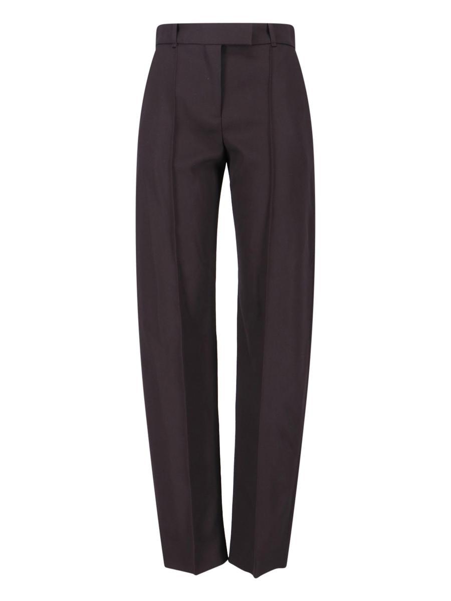 パンツ Alexander Mcqueen High-Waisted Black Wool Palazzo Pants Important Rare Alexander McQueen Vintage 1990s Ultra High