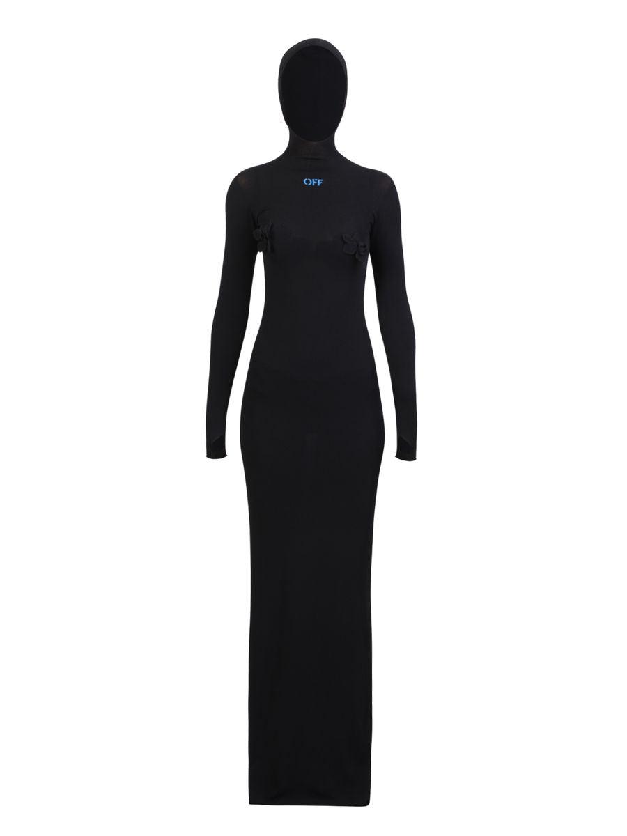 ワンピース Off-White Off-White Dresses Black (OWHI090S23 KNI0011045) Off-White c/o Virgil Abloh Maxi dresses for Women | Online