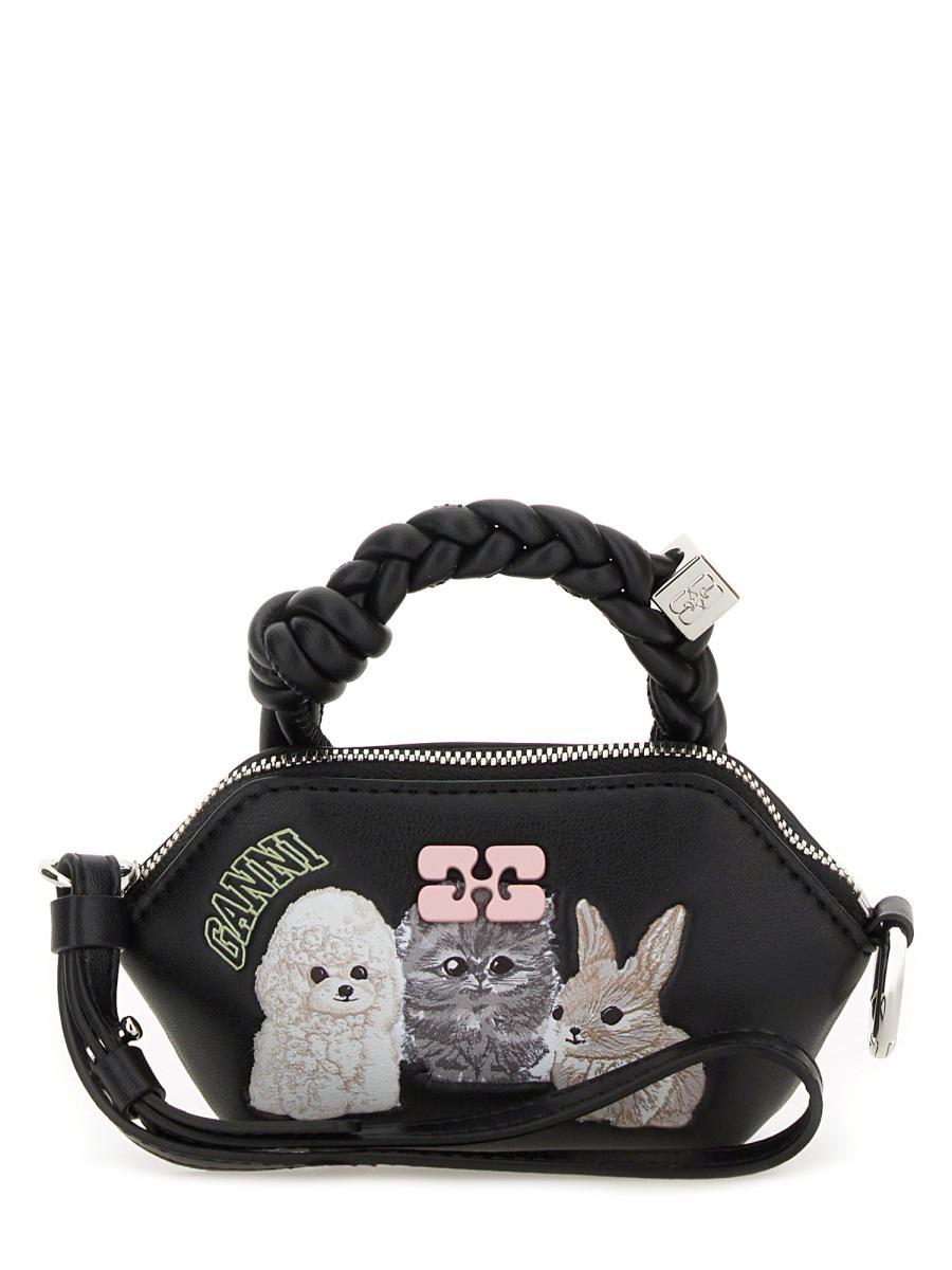 Ganni ◇ Bou Bag Nano Animals - Black【 残りわずか】