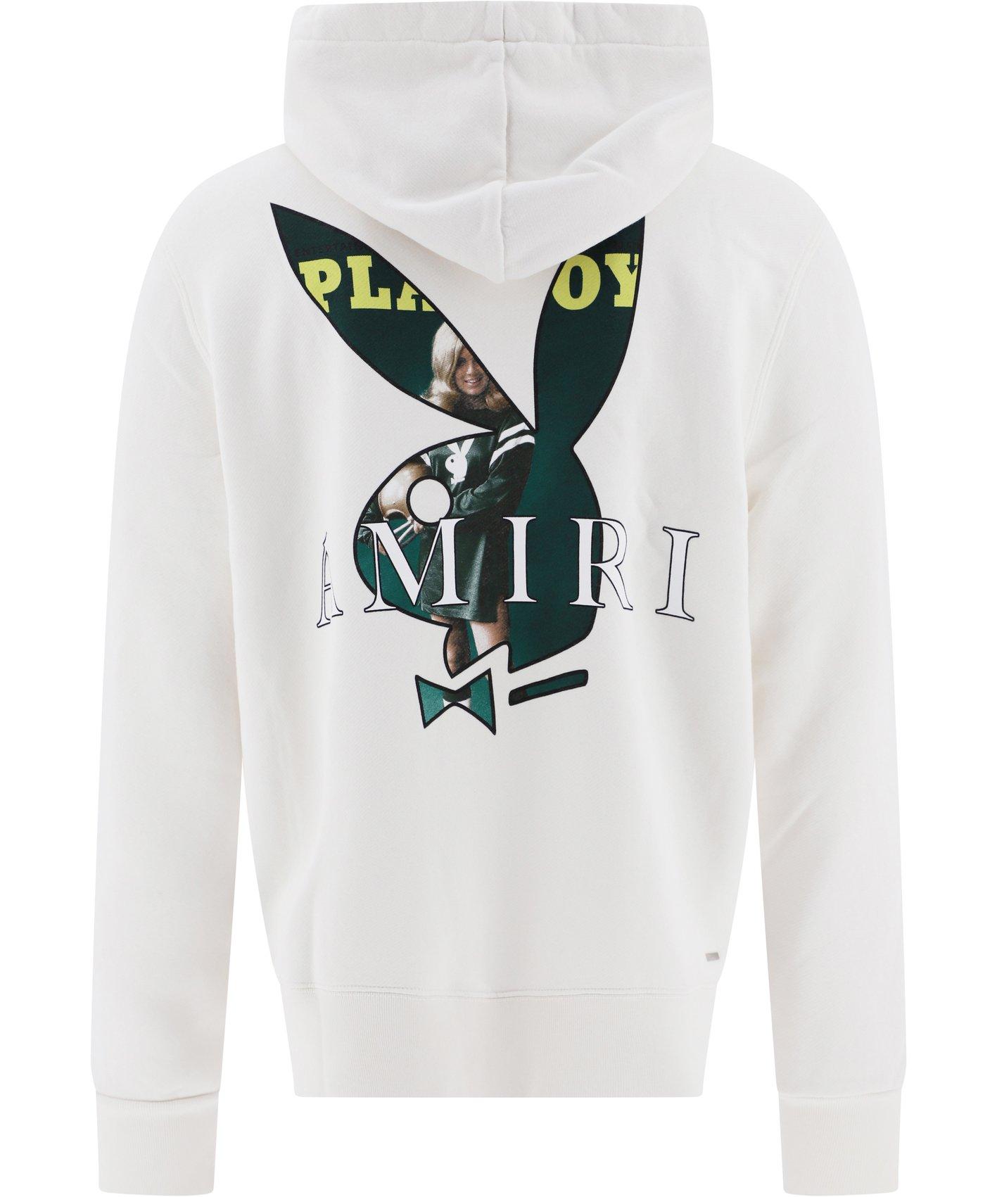 Amiri "playboy" Hoodie in White | Lyst